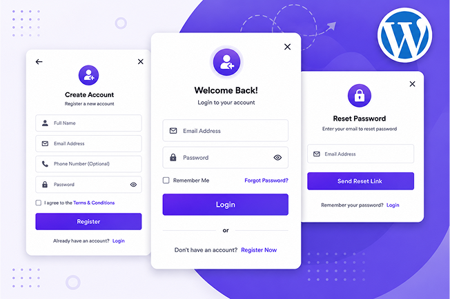 Frontend Ajax Login & Register